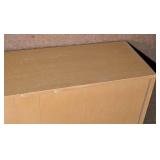 Blonde Mid Century Wood Cabinet