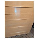 Mid Century Blonde Wood Dresser