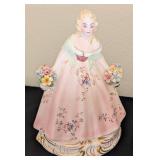 Italian Painted Porcelain Figurine and Dresser Box