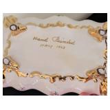 Italian Painted Porcelain Figurine and Dresser Box