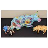Cow Parade Cookie Jar and Figurines
