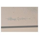 Framed Scenic Watercolor Painting