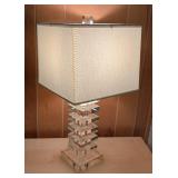 Robert Abbey Stacked Crystal Table Lamp
