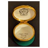 Halcyon Days Enamel Kapa Delta Sorority Trinket Box