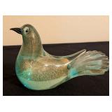Pretty Pair of Art Glass Birds