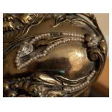 Vintage Mirrored Vanity Tray and Jewelry Casket