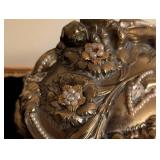 Vintage Mirrored Vanity Tray and Jewelry Casket