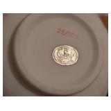 Pair of Floral Porcelain Pitchers