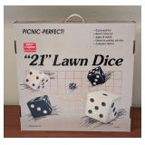 Vintage 21 Lawn Dice Set