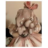 Tiziano Galli Porcelain Girl with Lizard Figurine