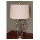 Decorative Brushed Nickel Table Lamp