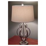 Decorative Brushed Nickel Table Lamp