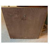 Vintage Gold and Burgundy Wall Mirror