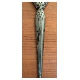 Vintage Monogrammed Sterling Silver Hand Mirror