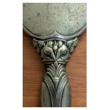 Vintage Monogrammed Sterling Silver Hand Mirror