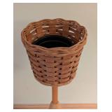 Vintage Three Leg Woven Plant Stand