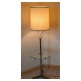Vintage Floor Lamp with Glass Table