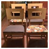 Set of Four Mid Century Dining Chairs