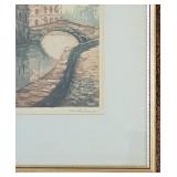 Signed, Framed & Matted Watercolor