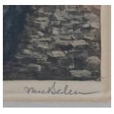 Signed, Framed & Matted Watercolor