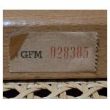 Vintage Cane Cantilever Side Chair w Chrome Frame