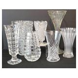 Sparkling Collection of Crystal/Glass Vases