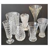 Sparkling Collection of Crystal/Glass Vases