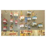 Lock Washers, Hex Nuts, sheet metal screws.