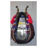 Vintage Horse Collar Mirror.