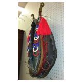 Vintage Horse Collar Mirror.