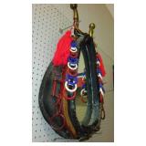 Vintage Horse Collar Mirror.