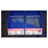 6 Compartment Hardware Organizer with contents.