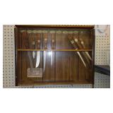 Chicago Cutlery (10) in Display Case.