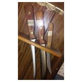 Chicago Cutlery (10) in Display Case.