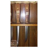 Chicago Cutlery (10) in Display Case.