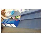 Lighted Peg Board, hooks and Shelving