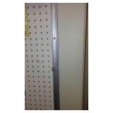 Lighted Peg Board, hooks and Shelving