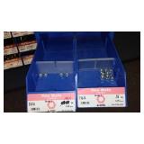 6 Compartment Hardware Organizer with contents.