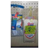 Broom, Mop heads, brushes, squeegee and more.