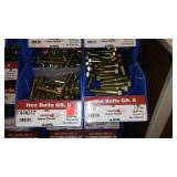 6 Compartment Hardware Organizer with contents.