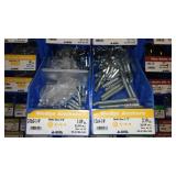 6 Compartment Hardware Organizer with contents.