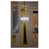 4 ft. Level Hand Saws, Square and More.