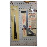 4 ft. Level Hand Saws, Square and More.