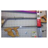 4 ft. Level Hand Saws, Square and More.