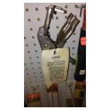 Welding Mig Wire, Ground Clamp, locking C clamp and more.