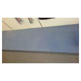 Lighted Peg Board, hooks and Shelving.