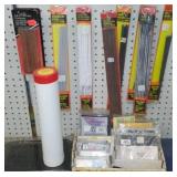 Welding Rods, Filter Plates assortment.