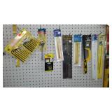 Hex Key Set, Cresent Wrench, Saws and more.