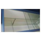 Display Cabinet, Metal and Glass.