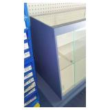Display Cabinet, Metal and Glass.
